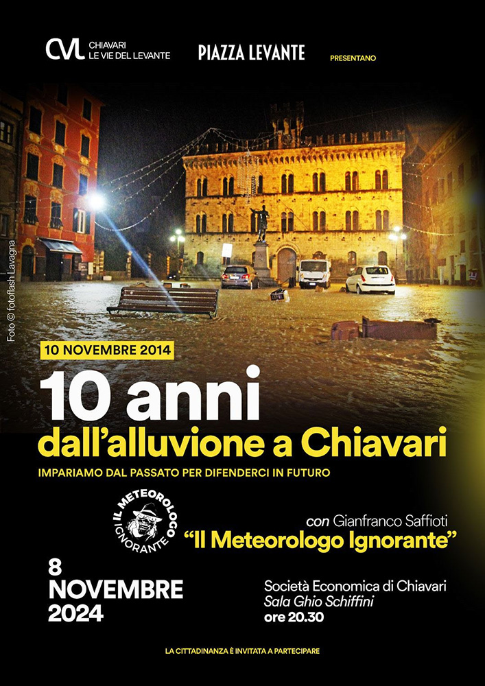 10 anni dall'alluvione a Chiavari