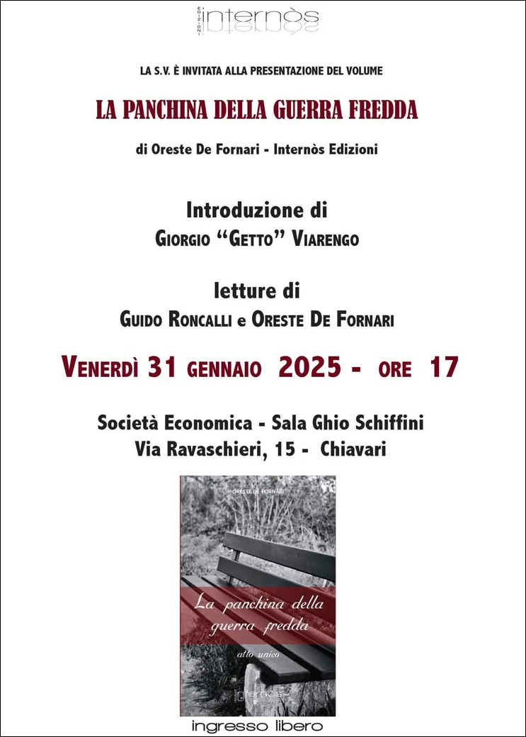 La panchina della guerra fredda - libro